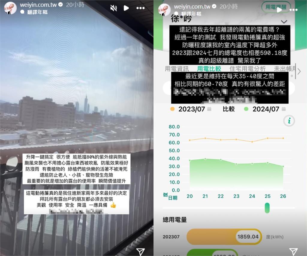 昔用變頻冷氣「電費逼近2萬」！女星加裝「這1物」實測1年秀成果：超離譜
