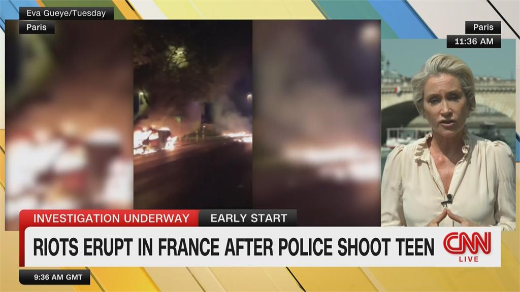 法國17歲非裔少年拒盤查　竟遭警「近距離射殺」引爆民怨