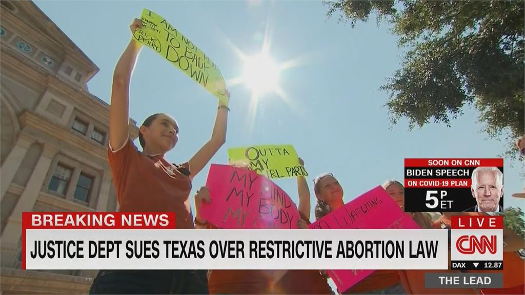 德州限制墮胎法上路　司法部提告違憲