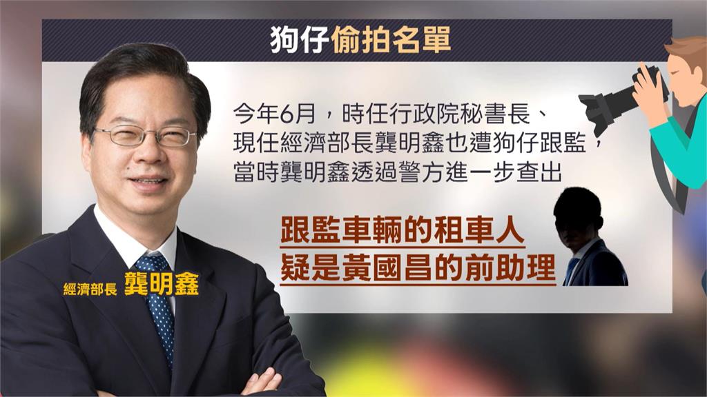 龔明鑫今年六月也遭跟監 證實司機發現已報警處理