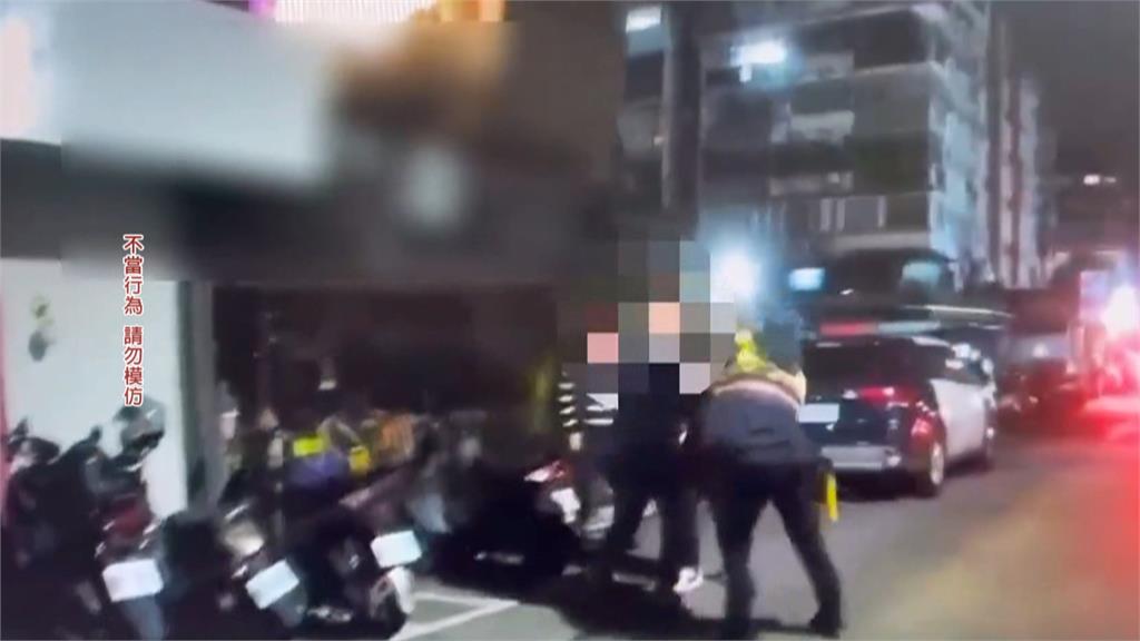 北市醉漢折警車天線！　遭制止怒攻2警　1警腦震盪