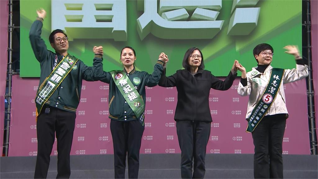 賴清德竹北造勢拉抬小雞 延續蔡英文路線 拚國會過半