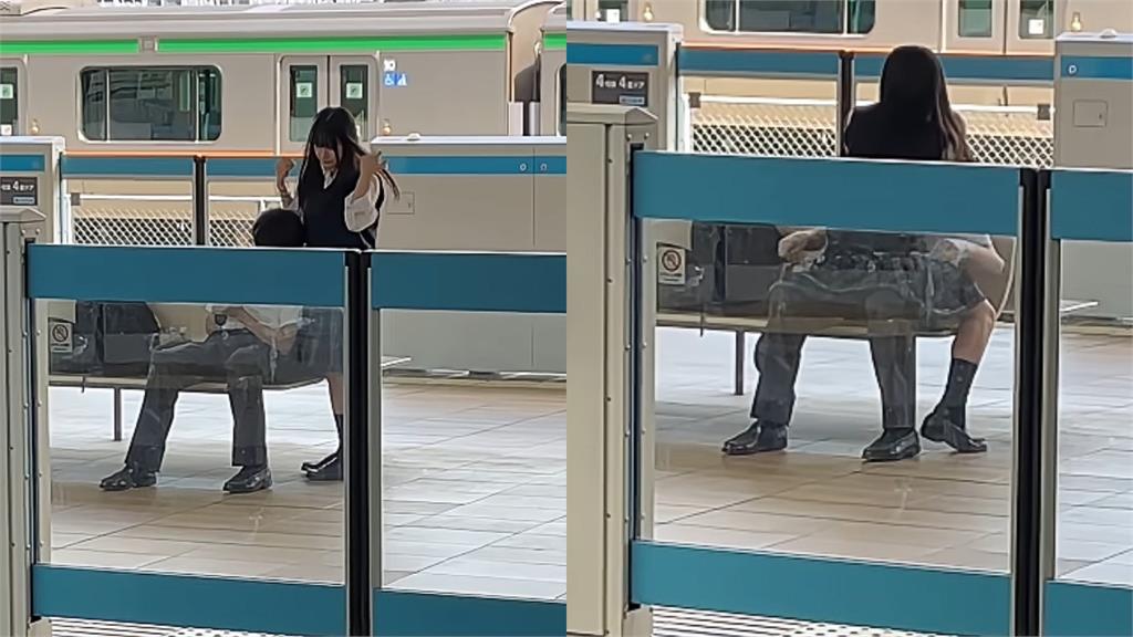 小情侶車站月台「交纏激戰」無碼片瘋傳!遭炎上網一看真面目竟歪樓了