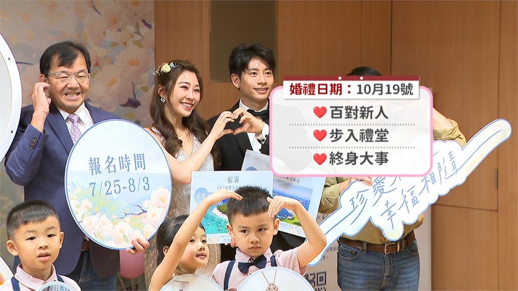 ２０２５新北聯合婚禮報名開跑　徵百對新人完成終身大事