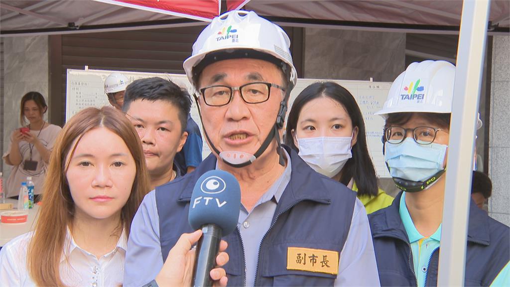 北市大同區天坑擴大 李四川視察:最快週四能通車
