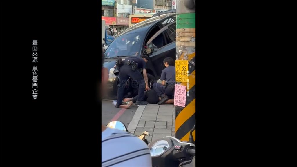 三重街頭警匪追逐 警連開7槍車上1人腹部中彈