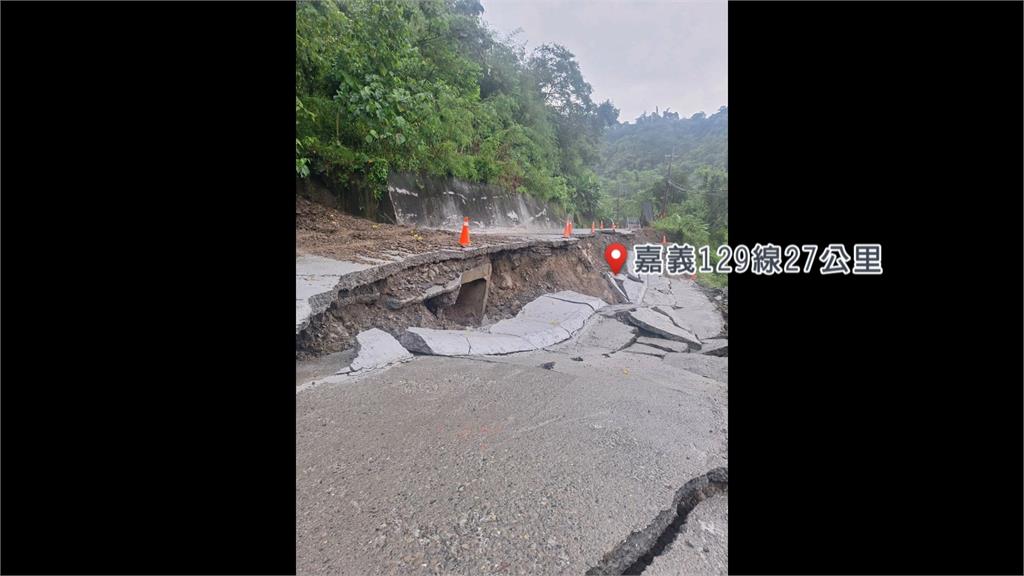 豪雨重創道路崩塌　阿里山園區宣布休園