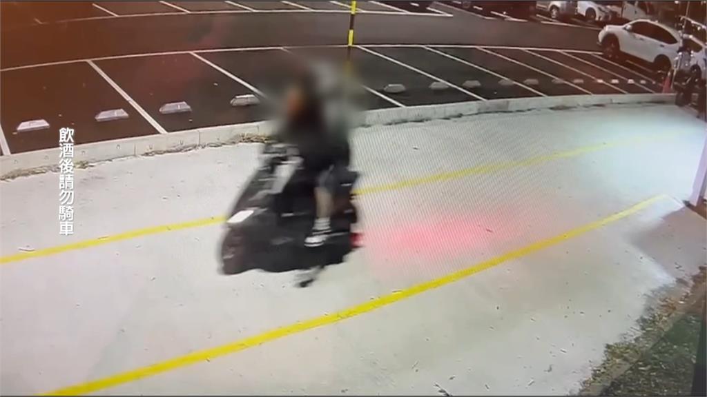 停車場內酒駕! 台中男「渾身酒氣」騎車兜圈被逮
