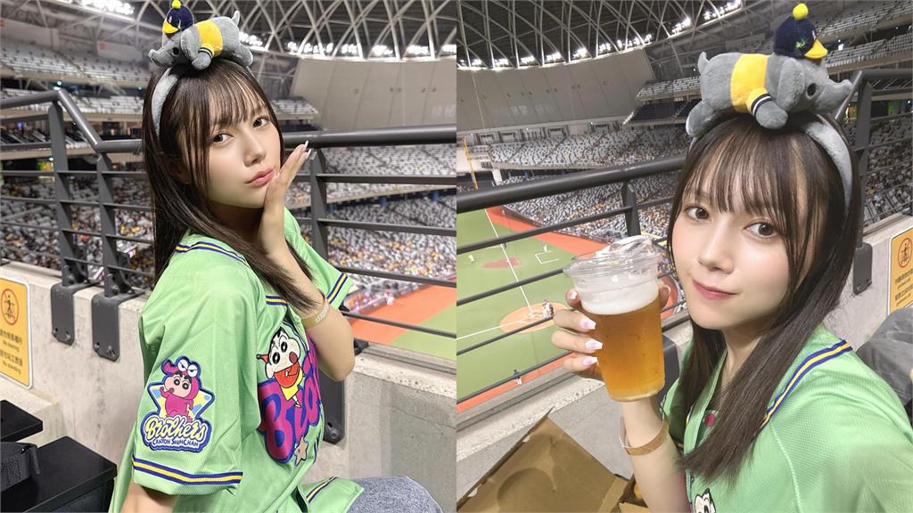 大巨蛋場邊超正妹子竟是「日本暗黑女優」!嗨做一事愛上了:壓力很大吧?