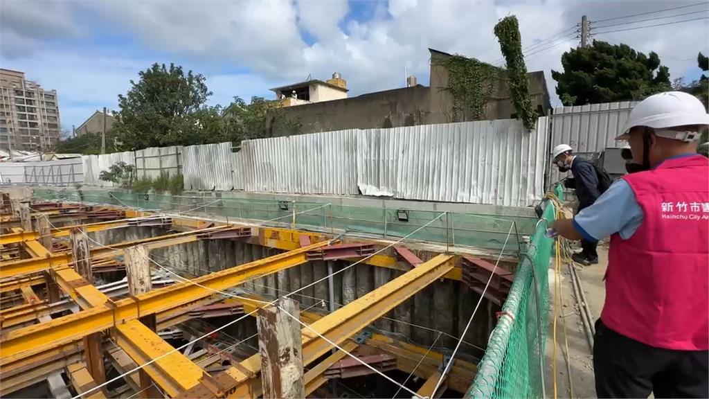 停工!新竹建案施工地層下陷 工地代表竟和居民爆口角