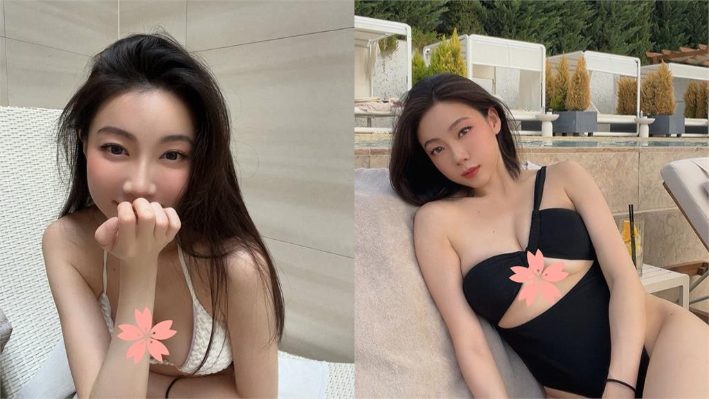UBC學霸女神解放S級身材！辣穿比基尼「掉出大藍莓」羞問：這是我還是AI