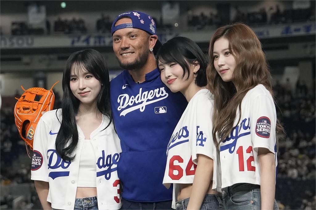 MLB(影)/人氣女團MISAMO受邀擔任開球嘉賓!網暴動:想當山本、羅哈斯