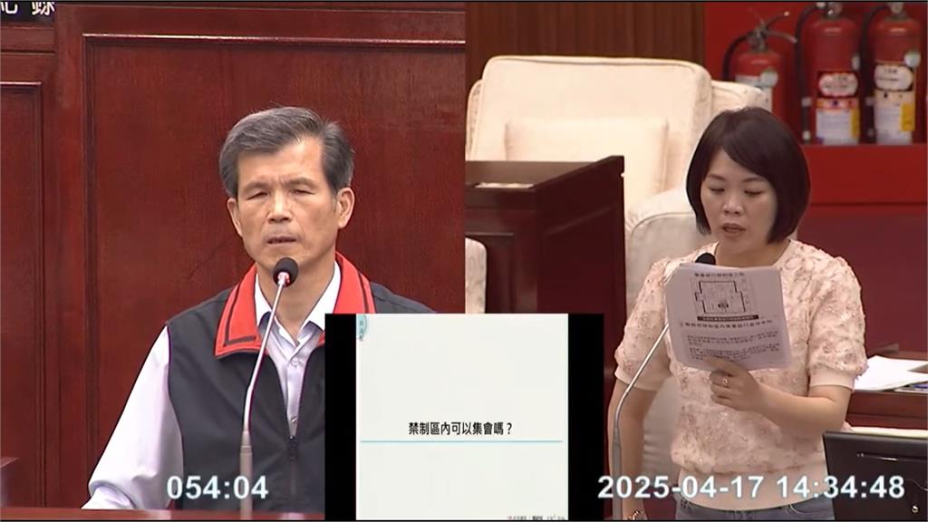 蔣萬安帶頭北檢抗議要驅離？　北市警局長質詢狂跳針：要看狀況