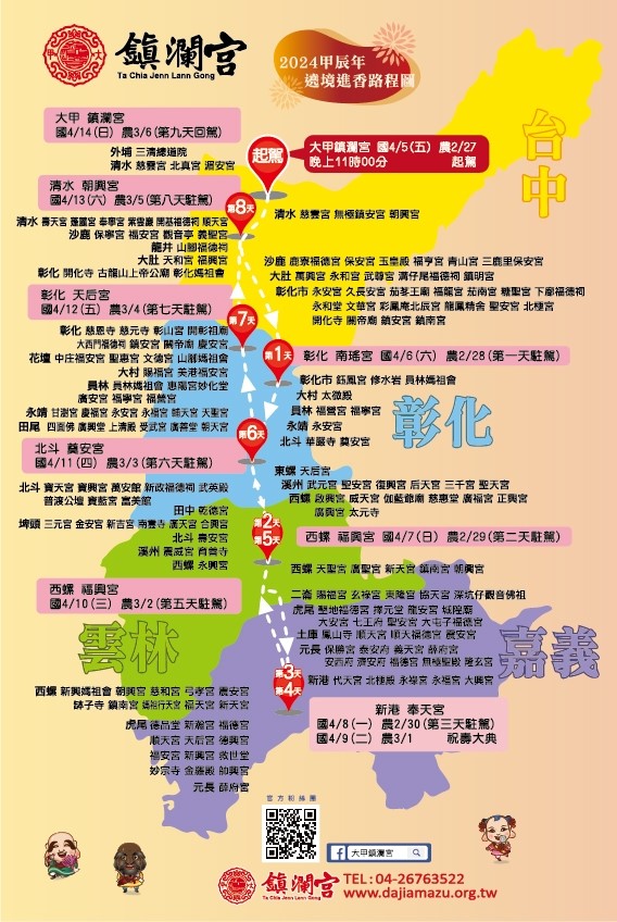 整理包/大甲媽祖遶境9天8夜路線曝光!1神器查「鑾駕走到哪」攻略一次掌握