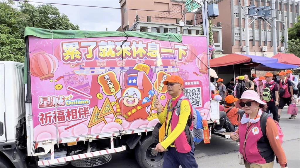 星城Online挺傳統文化 白沙屯媽進香休息車祈福相伴