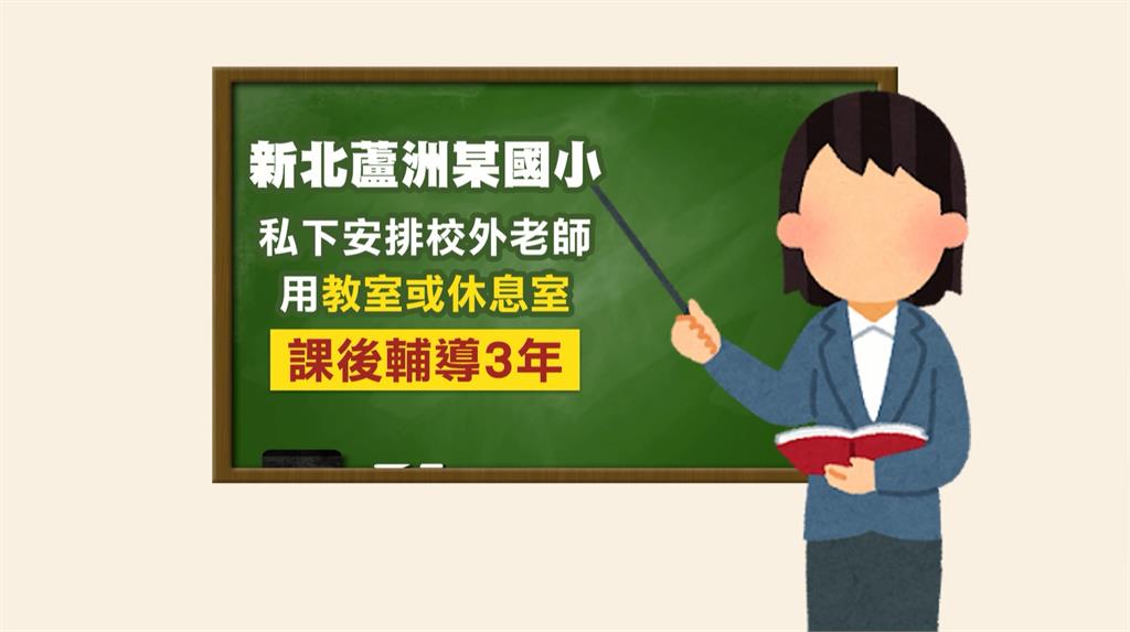 蘆洲某國小教職員聘外校師課後輔導 占用教室免付水電、不法獲利估百萬