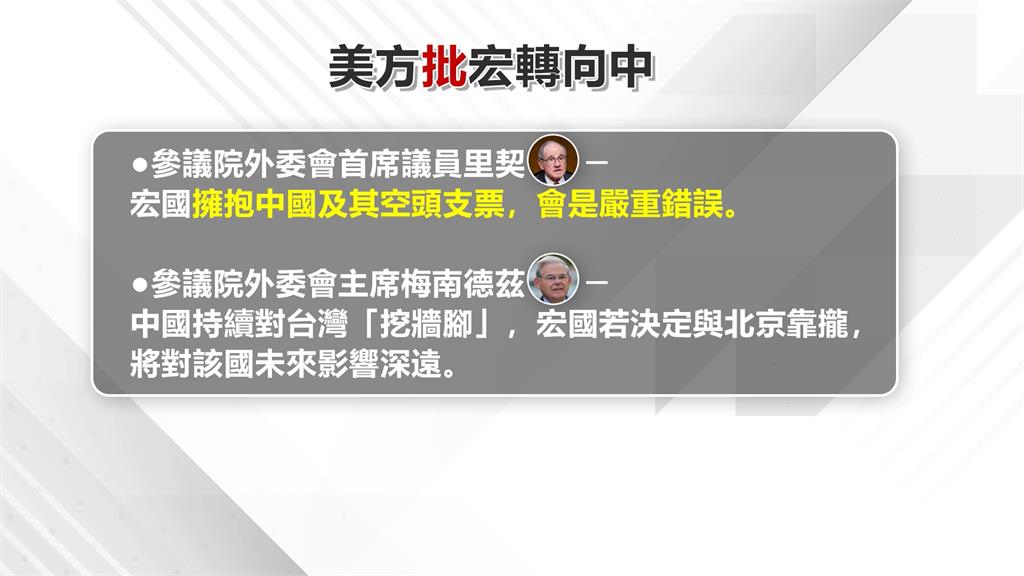 想與中國建交「就是為了錢」！　宏都拉斯外長：因台灣拒增加金援
