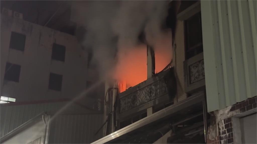 年初一憾事！台中東區民宅大火　疑「這原因」夫潑汽油縱火1死1傷