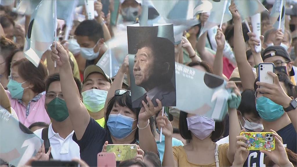陳時中競選總部成立大會登場 綠天王相挺、上萬支持者擠爆