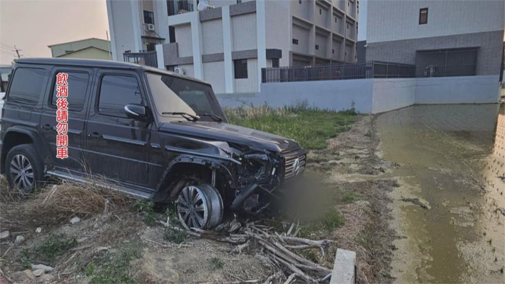 危險！國一「大Ｇ」爆胎裝備沿路掉　駕駛酒測值高達１．５毫克