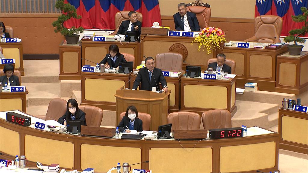 中華民國涵蓋中國? 侯友宜未表態與議員唇槍舌戰