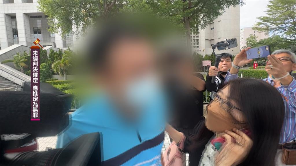 台中「五億高中生案」開庭爆衝突 夏男被嗆聲動手扯民眾口罩