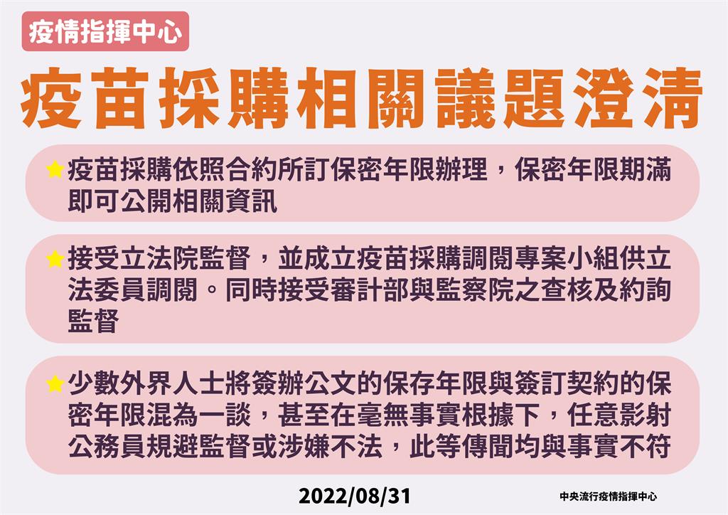 快新聞/再澄清採購「禁得起考驗」 王必勝:政治動作別影響買次世代疫苗