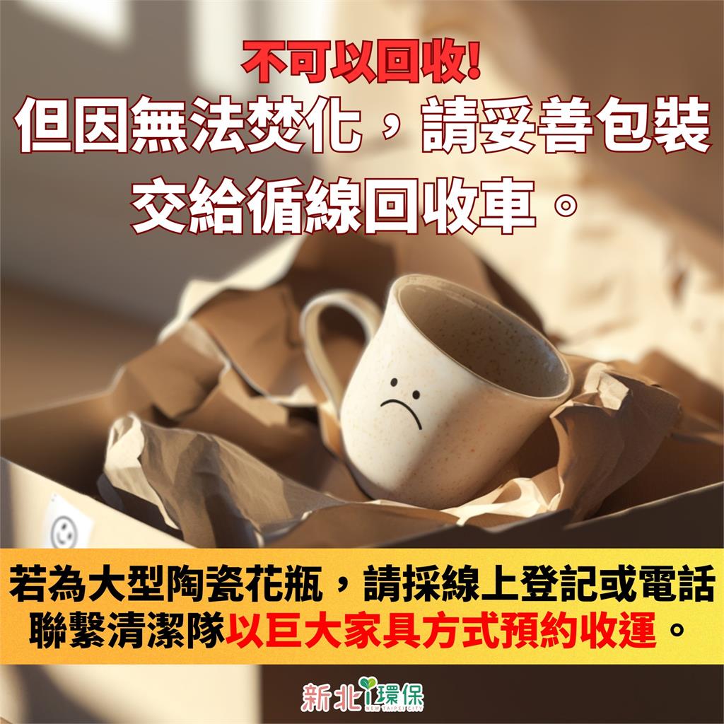馬克杯摔破是丟垃圾還回收!環保局曝「1正解」示警:違規最高罰6千
