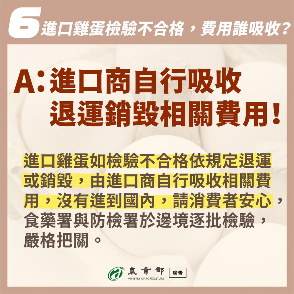 農業部吸收雞蛋價差政策目的是要讓全民買的到平價雞蛋