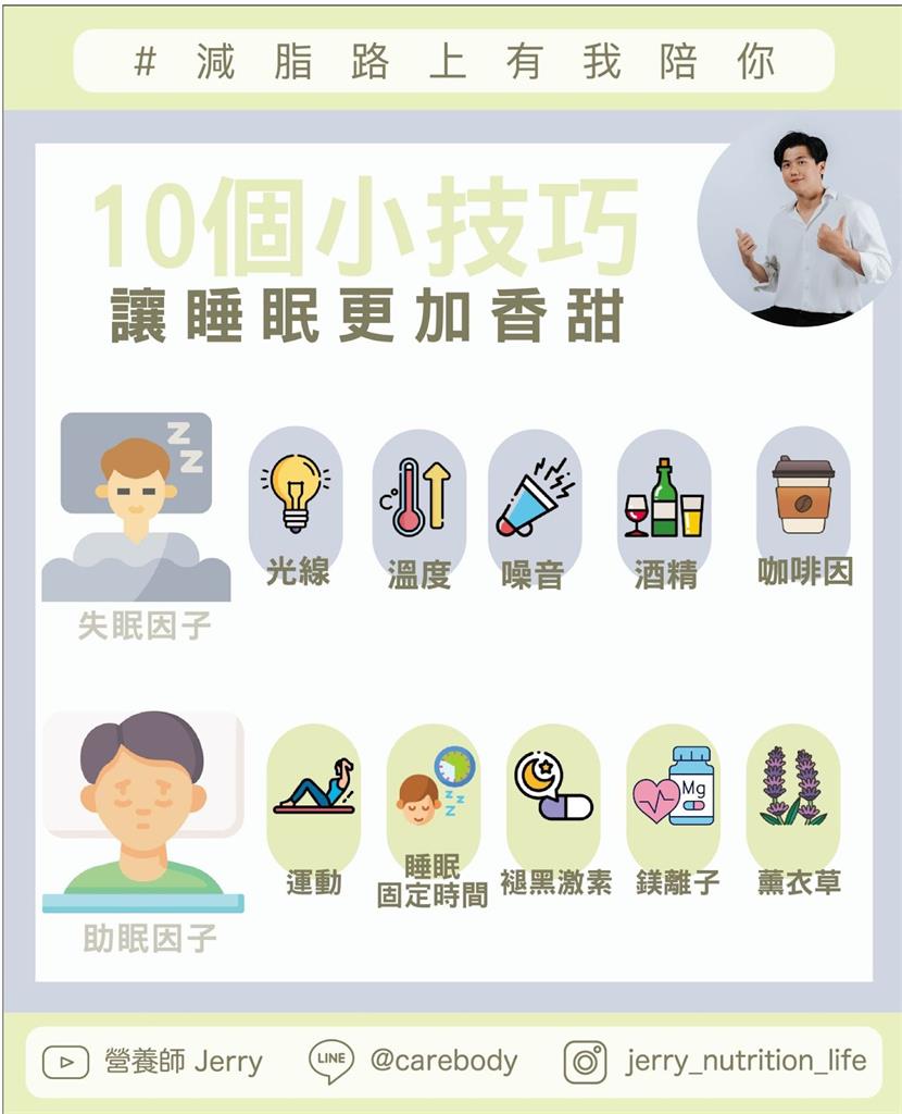 一個小動作或許可以睡場好覺 10個有助睡眠的小技巧