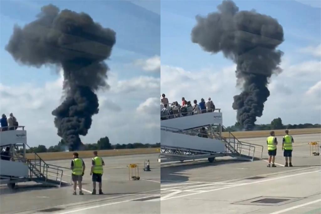  慎入！機師才「笑著揮手」下秒突墜機爆炸成火球　機上4人全罹難亡
