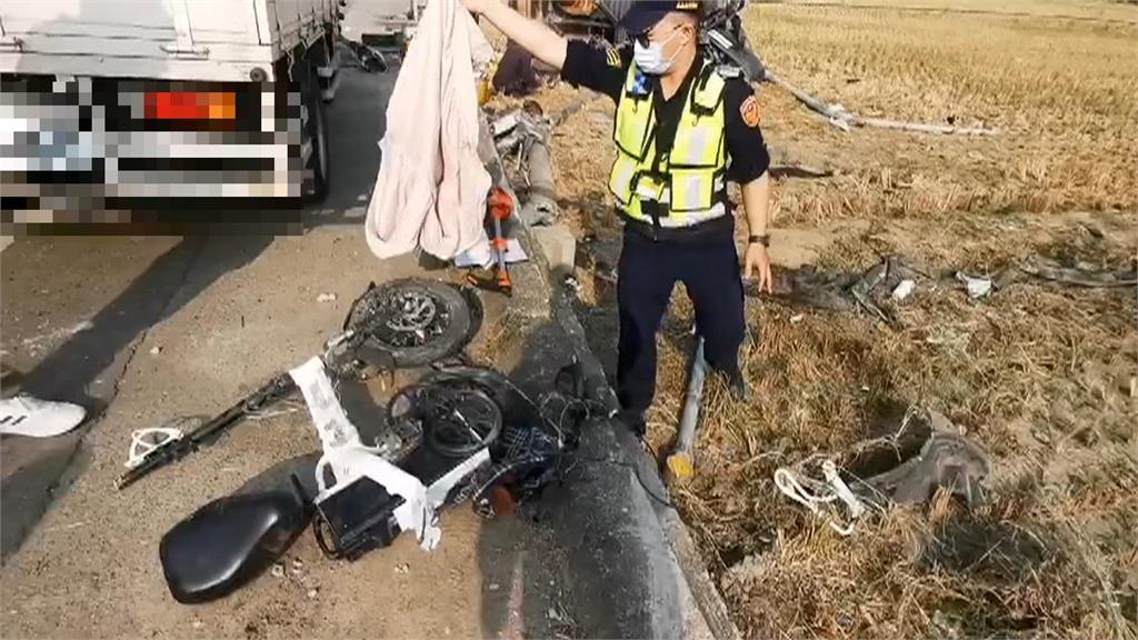 嘉167縣道貨車高速撞雙載單車　兩名小六女學生送醫搶救不治