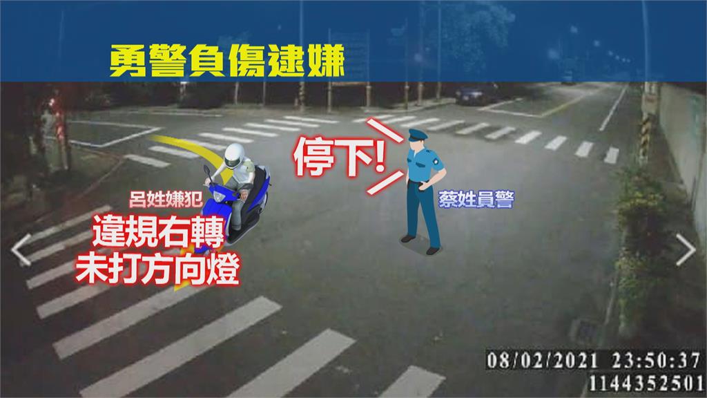宜蘭警攔查違規遭開槍險死 嫌犯惡性重大檢求處重刑