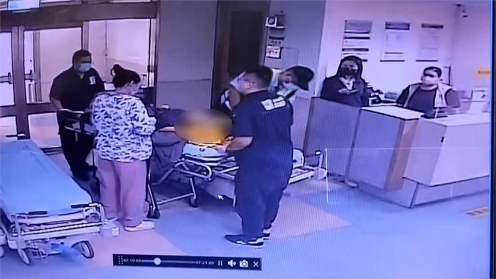 海線風真透! 強風吹落電線 沙鹿2騎士遭絆倒送醫