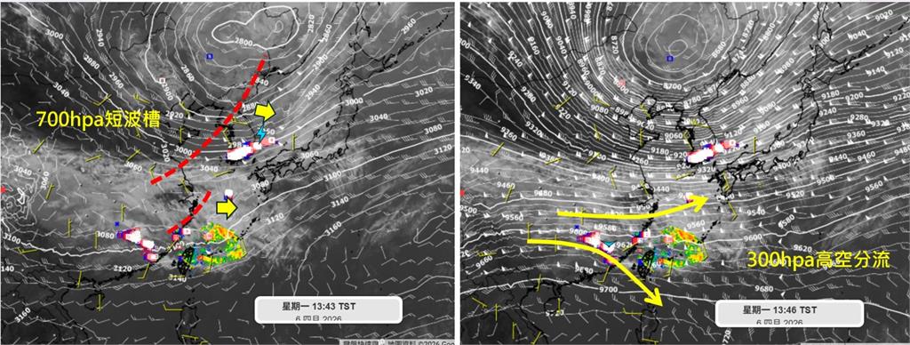 開工迎新一波兇猛雨勢！鋒面挾「紅爆雷雨」過境　中部以北防大雨轟炸