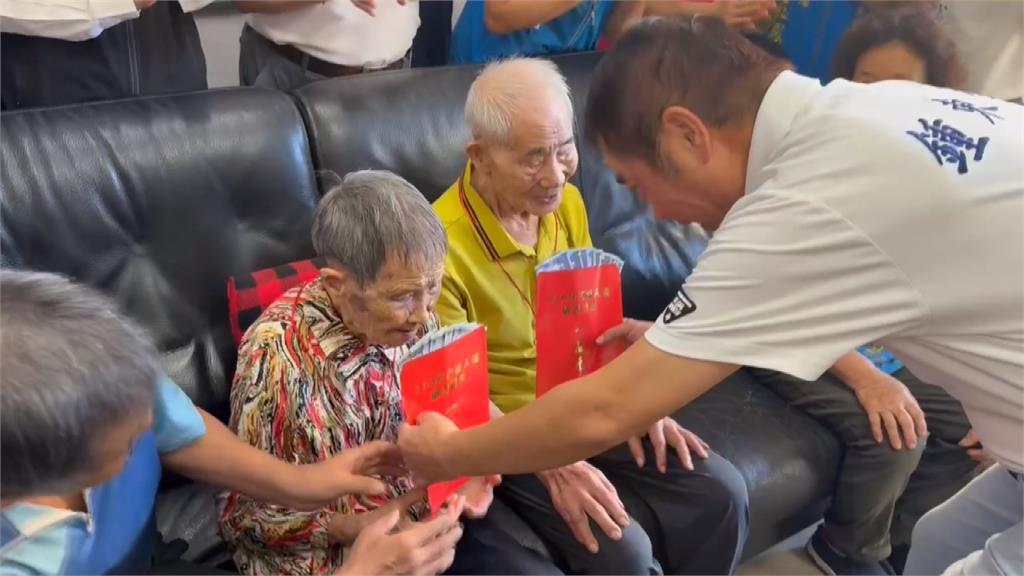 討教長壽之道 賴總統重陽前夕 拜訪台中百歲人瑞