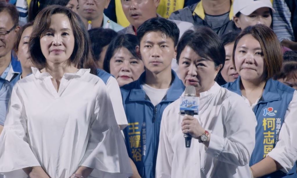 快新聞／群眾坐不住？柯志恩岡山造勢空拍照曝光　盧秀燕致詞台下「椅子比人多」