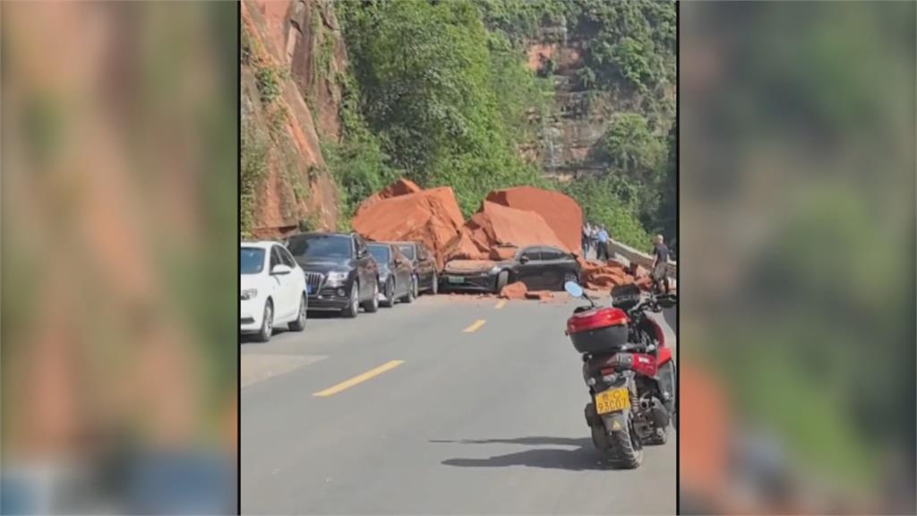 電線短路冒火光? 南寧遊樂園自由落體變巨大火炬
