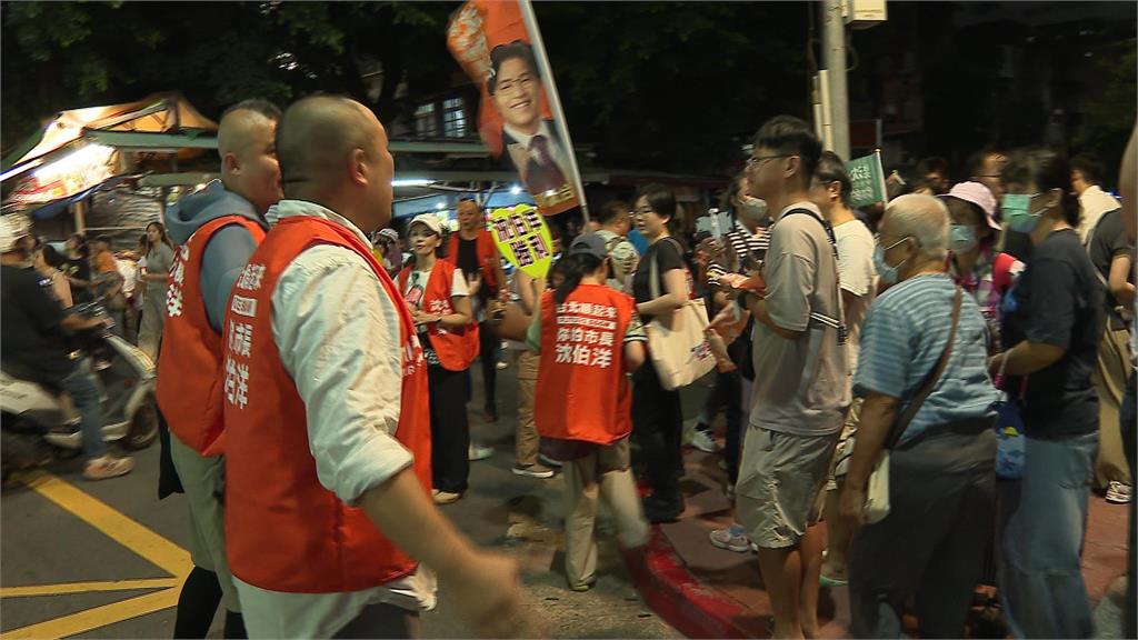 台北颳洋流！沈伯洋夜市掃街人氣旺　巧遇建中同學超嗨