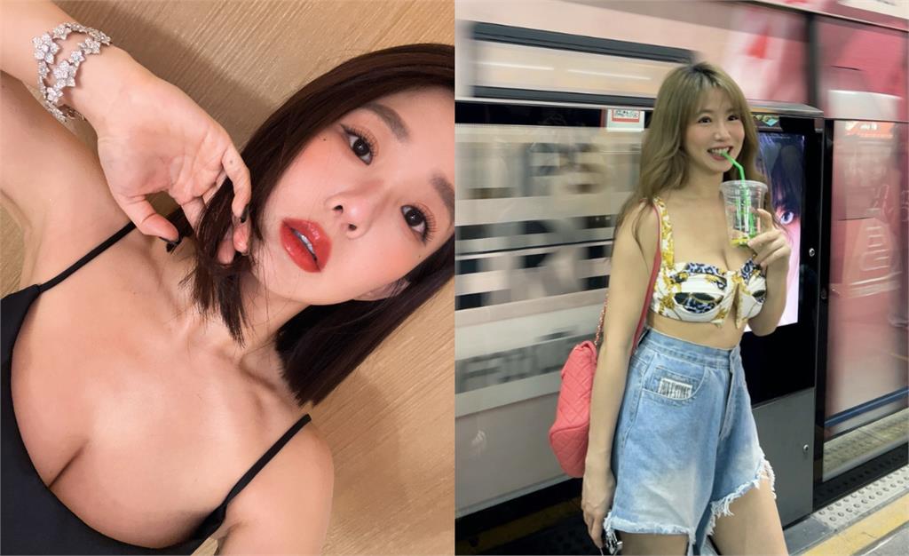 新加坡辣妹「炸深V峽谷」蹲馬路發呆！竟是「台灣第一兇」網嗨：攝影師做得好