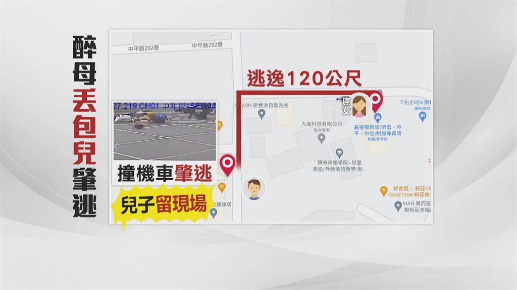 扯!上學途中媽媽酒駕肇事 兒受傷骨折竟慘遭丟包