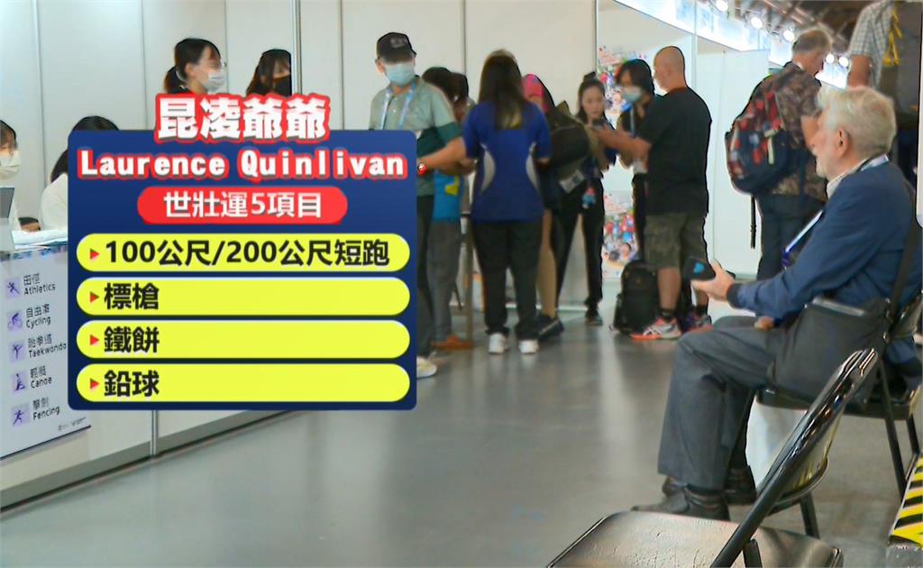昆凌90歲爺爺從澳洲來台! 拚戰世壯運 報名5賽事