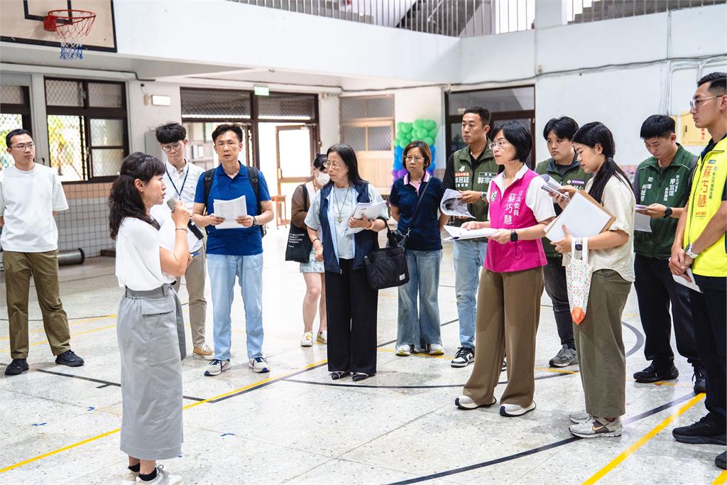 快新聞/「慧」做事!蘇巧慧會勘4校 爭取近4000萬改善校園環境