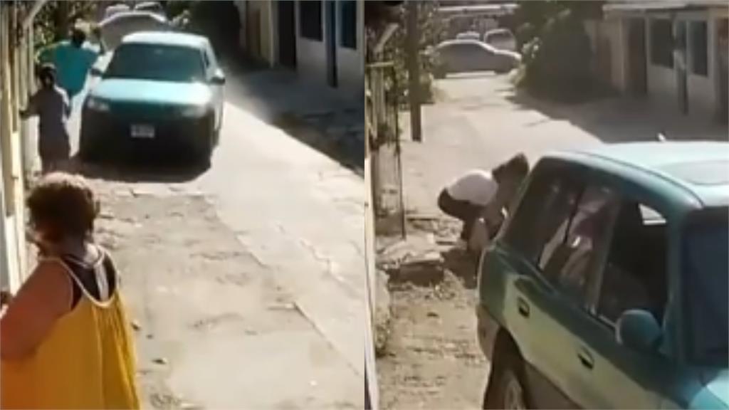 目擊搶劫案駕駛想開車「阻止歹徒」！竟意外「撞死受害女子」影片流出網傻眼