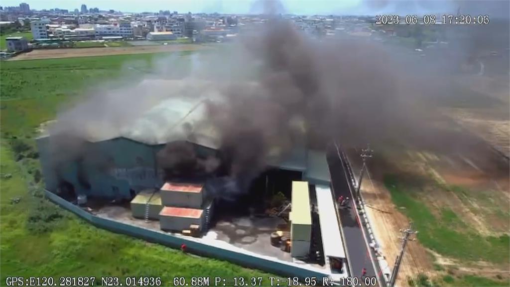 台南永康電風扇工廠陷火海　瀰漫塑膠燃燒味幸無人受困