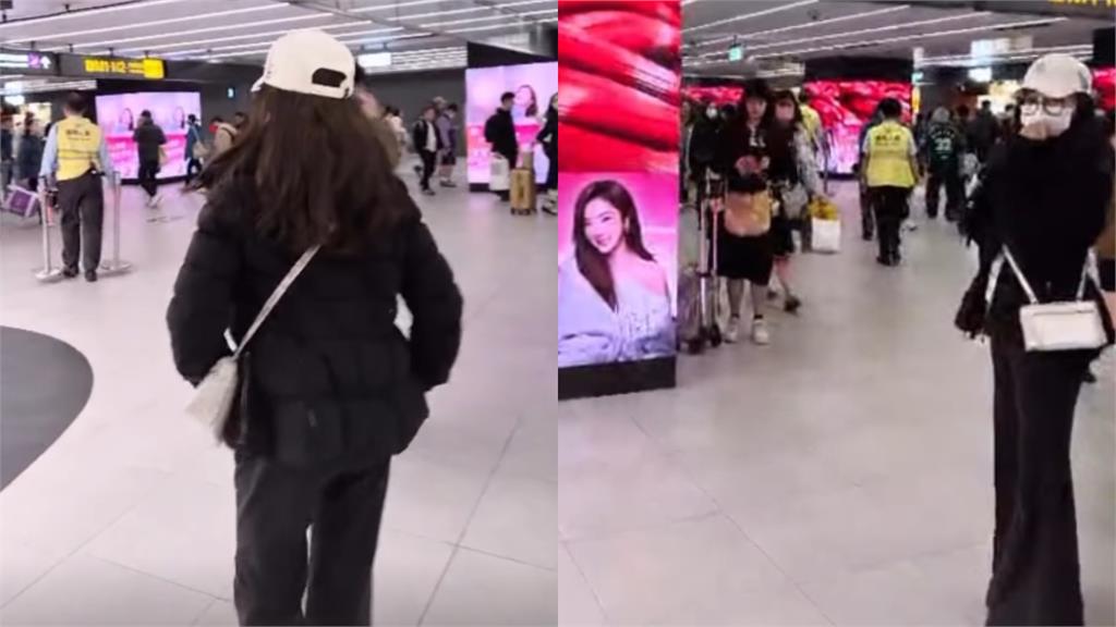 「台灣最美歐巴桑」突現身北車捷運站 陳美鳳「轉身嬌羞摀臉」竟無人認出!