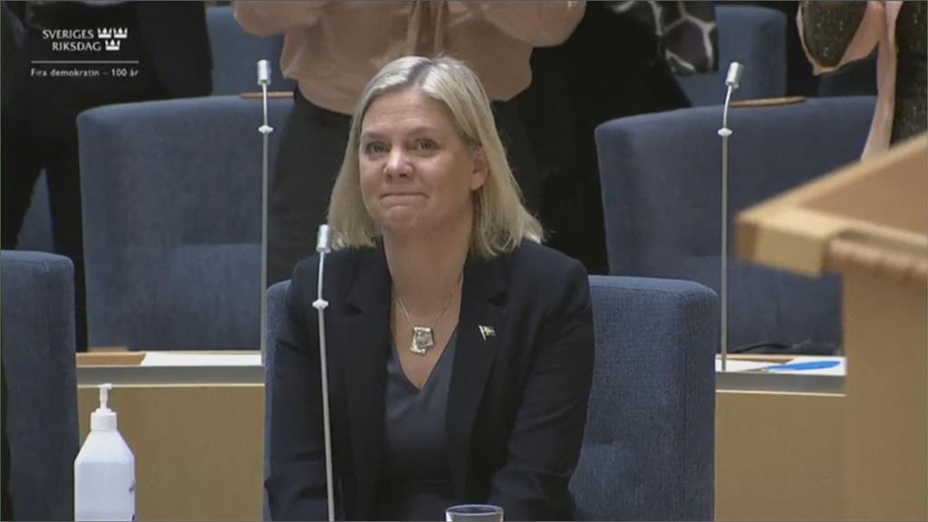 當選不到8hr閃辭　安德森二度當選瑞典總理