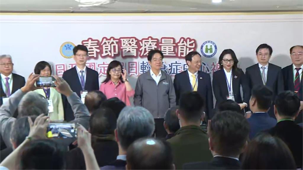 春節連假展開! 賴總統.卓揆視察留守消防.醫護