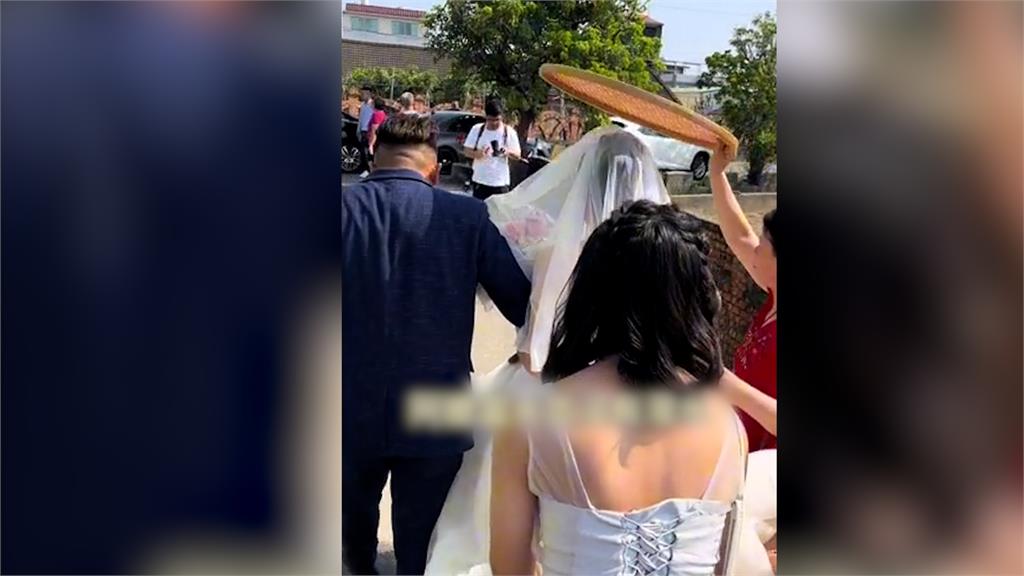 眼淚止不住!新娘出嫁爺奶獻祝福 不潑水原因曝光感動網