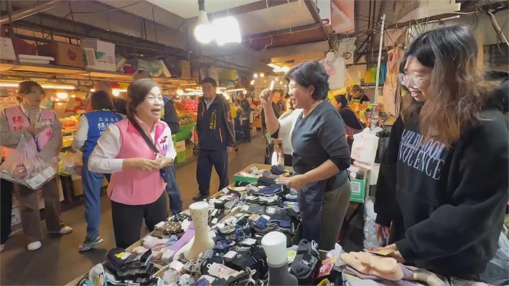 拚戰台中！何欣純勤跑基層　林佳龍讚：外號「市民市長」